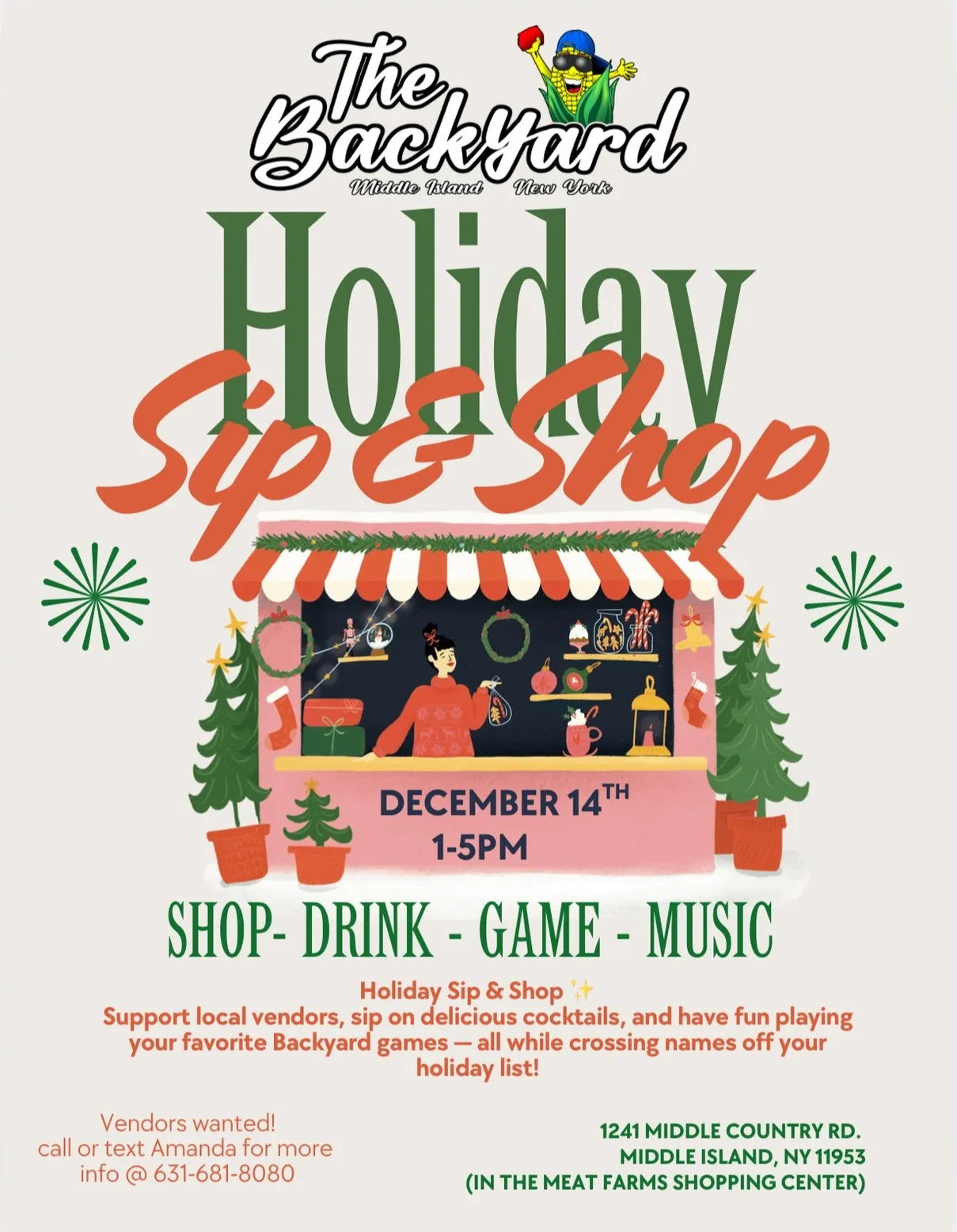 Holiday Sip & Shop